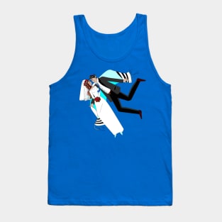 Wedding Couple Floating Tank Top